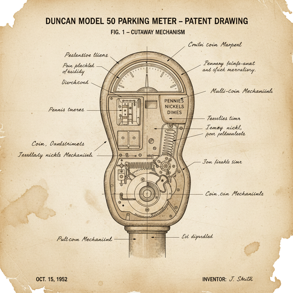 Multi-Coin Meter - 1950s